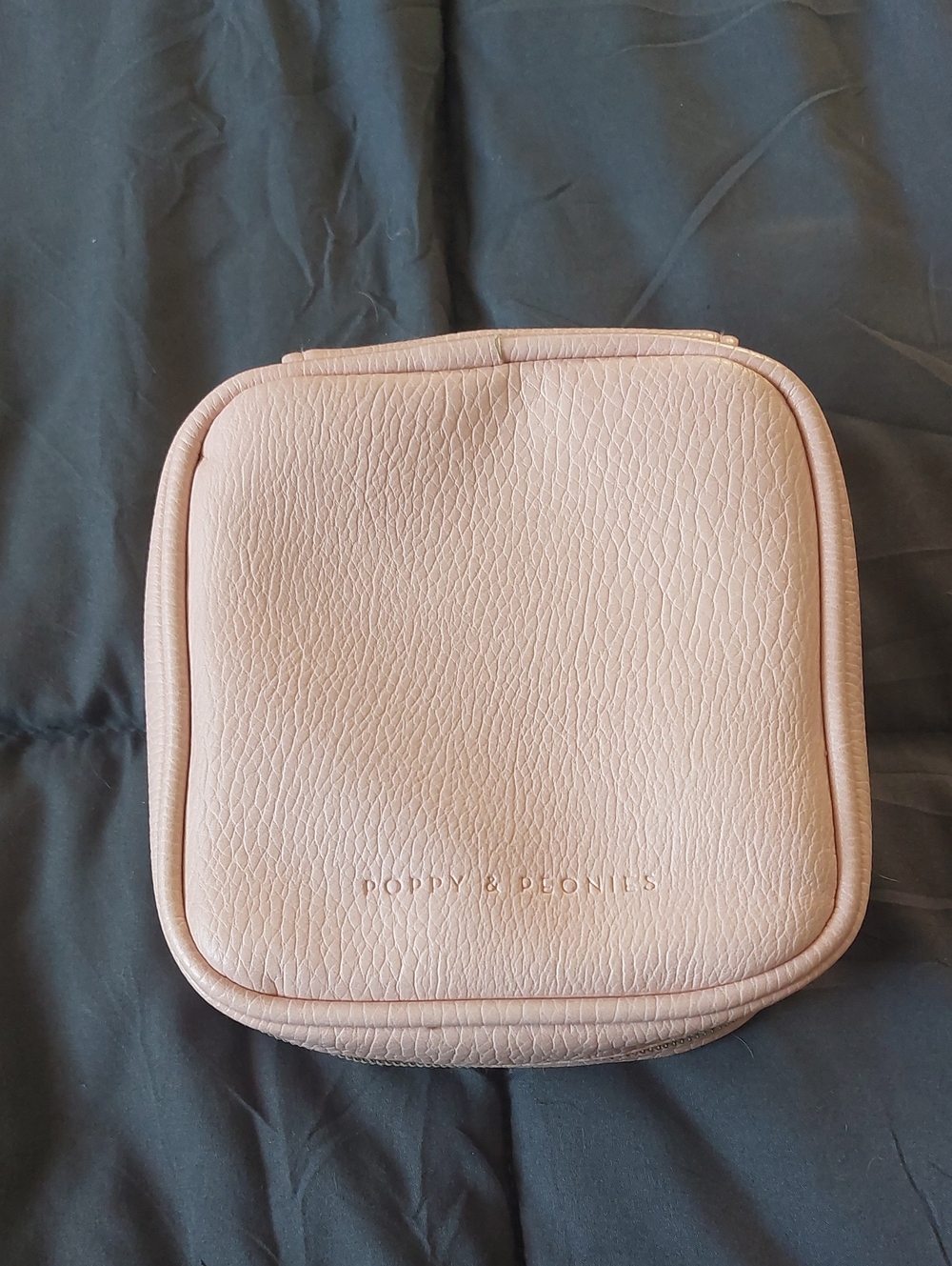 Poppy & Peonies Blush Pink Travel Tech Case